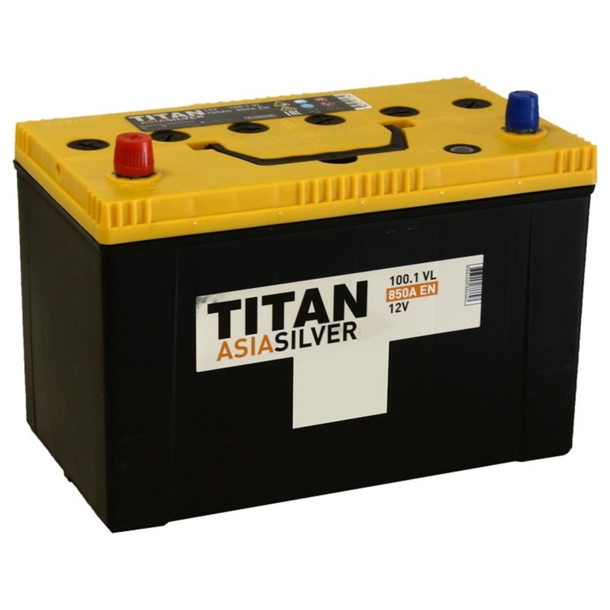 Titan Arctic Asia Silver 6СТ-65.0 VL 65А/ч-12V ст EN640 обратная 232x173x225