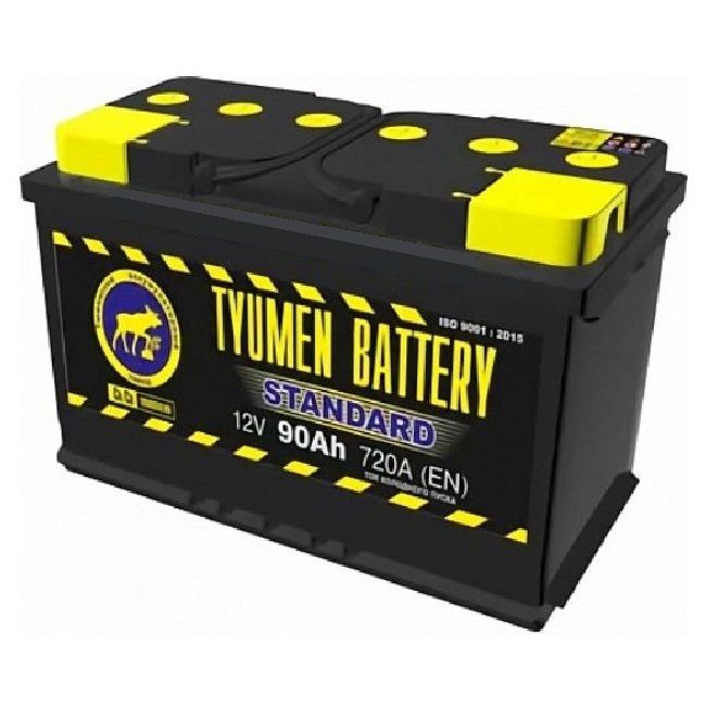 Изображение 90А/ч-12V ст EN720 европейские прямая 345x175x213 №1